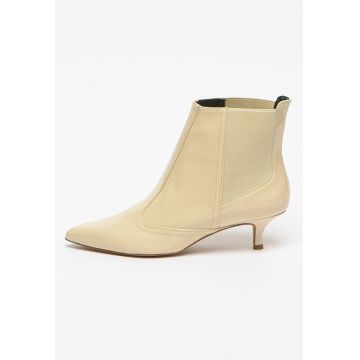 Botine Chelsea din piele lacuita Hiris Botine Chelsea din piele lacuita Hiris