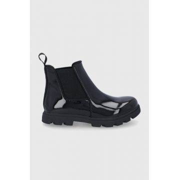 Native Botine copii culoarea negru