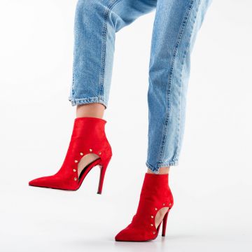 Botine Ferya Rosii Botine Ferya Rosii