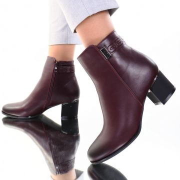 Botine piele ecologica bordo Vegisa Botine piele ecologica bordo Vegisa