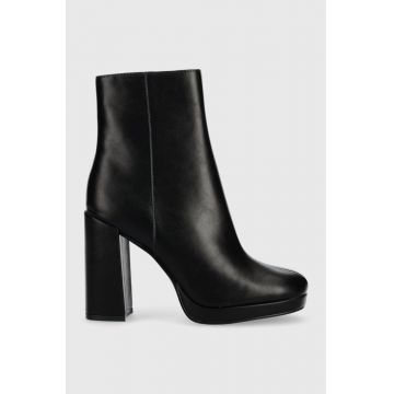 Steve Madden botine Main femei, culoarea negru, cu toc drept