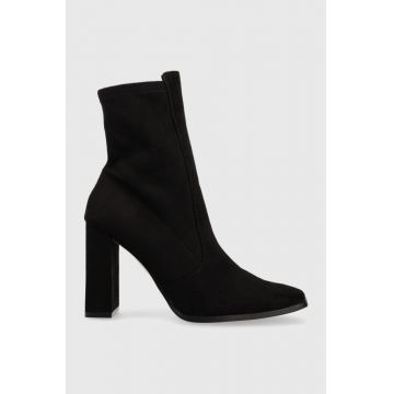 Aldo botine Audrella femei, culoarea negru, cu toc drept