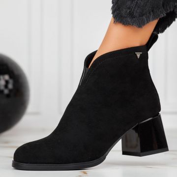 Botine Dama Olivia Negre #12562 Botine Dama Olivia Negre #12562