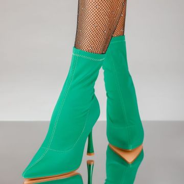 Botine Dama Sarah Verzi #12647 Botine Dama Sarah Verzi #12647