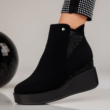 Botine Dama Selena Negre #12523 Botine Dama Selena Negre #12523