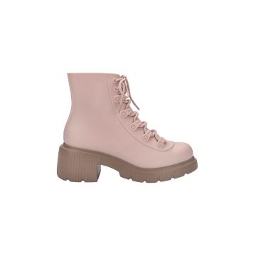 Melissa botine Melissa Cosmo Boot Ad femei, culoarea roz, cu toc drept Melissa botine Melissa Cosmo Boot Ad femei, culoarea roz, cu toc drept
