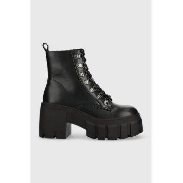 Steve Madden botine Bewilder femei, culoarea negru, cu platforma Steve Madden botine Bewilder femei, culoarea negru, cu platforma