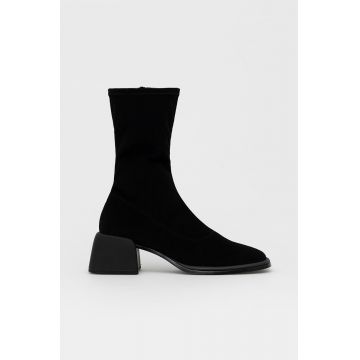 Vagabond botine Ansie femei, culoarea negru, cu toc drept