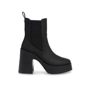 Botine Chelsea cu toc masiv Climate Botine Chelsea cu toc masiv Climate