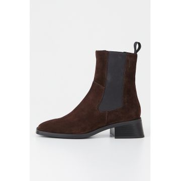 Botine Chelsea de piele intoarsa