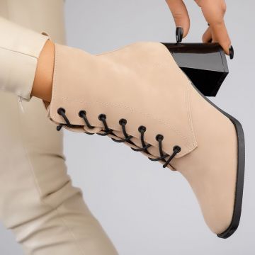 Botine Dama Elise Bej #12959 Botine Dama Elise Bej #12959