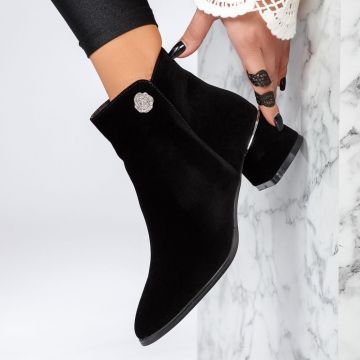 Botine Dama Nicole Negre #12911 Botine Dama Nicole Negre #12911
