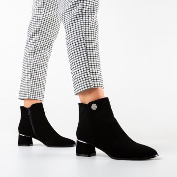 Botine dama Safa Negre Botine dama Safa Negre