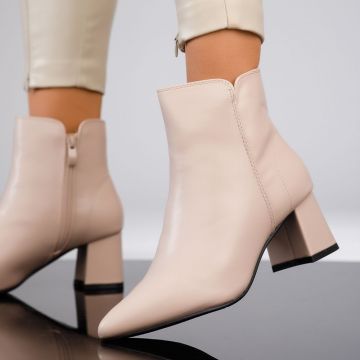 Botine Dama Saylor Bej #12965 Botine Dama Saylor Bej #12965