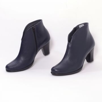 Botine piele 321 Bleumarin