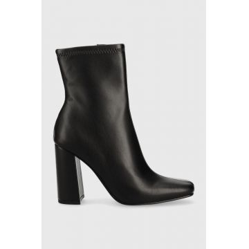 Steve Madden botine Fulton femei, culoarea negru, cu toc drept Steve Madden botine Fulton femei, culoarea negru, cu toc drept