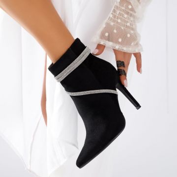 Botine Dama Florance Negre #13089 Botine Dama Florance Negre #13089