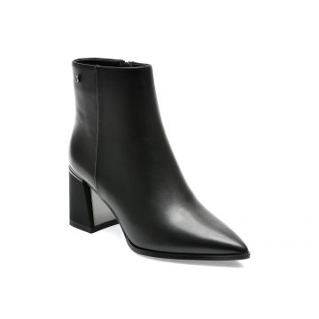 Botine EPICA negre, A797BZ1, din piele naturala