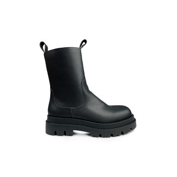 Altercore botine Mabel femei, culoarea negru, cu platforma Altercore botine Mabel femei, culoarea negru, cu platforma
