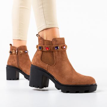 Botine dama Miranda Camel
