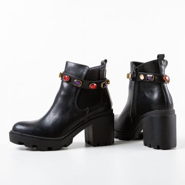 Botine dama Miranda Negre