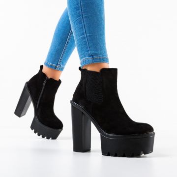 Botine dama Mullins Negre Botine dama Mullins Negre