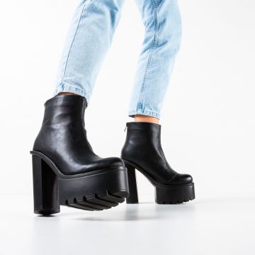 Botine dama Tarun Negre Botine dama Tarun Negre
