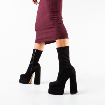 Botine dama Versyk Negre Botine dama Versyk Negre