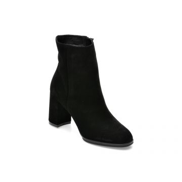 Botine EPICA negre, 4224, din piele intoarsa