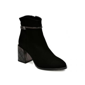 Botine FLAVIA PASSINI negre, 1072, din piele intoarsa Botine FLAVIA PASSINI negre, 1072, din piele intoarsa
