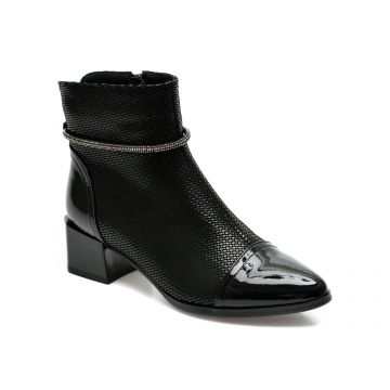 Botine FLAVIA PASSINI negre, F6841709, din piele naturala Botine FLAVIA PASSINI negre, F6841709, din piele naturala
