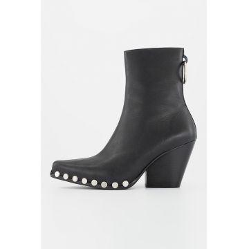 Botine cowboy de piele Botine cowboy de piele