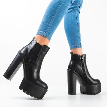 Botine dama Mullins Negre 2 Botine dama Mullins Negre 2