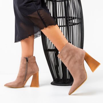 Botine dama Rafa Bej 2 Botine dama Rafa Bej 2