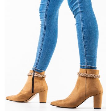 Botine dama Report Camel