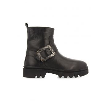 Ghete de piele cu catarama decorativa Landford Ghete de piele cu catarama decorativa Landford