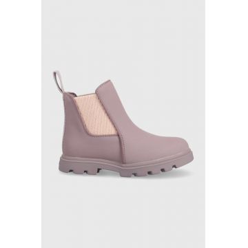 Native botine copii Kensington Treklite Bloom culoarea violet,