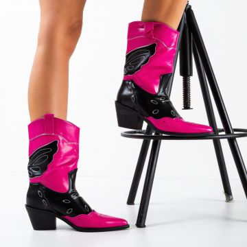 Botine dama Seth Fuchsia