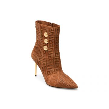Botine EPICA maro, 22100, din piele intoarsa Botine EPICA maro, 22100, din piele intoarsa