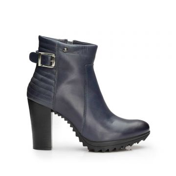 Botine dama din piele naturala - 451 blue box