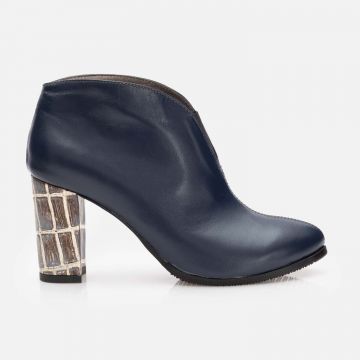 Botine elegante damă din piele naturală - 200 C Blue Box