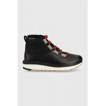 Columbia botine Autumn Moritza Shorty femei, culoarea negru, izolat Columbia botine Autumn Moritza Shorty femei, culoarea negru, izolat