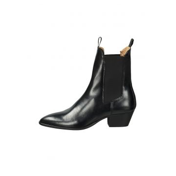 Botine cowboy din piele Botine cowboy din piele