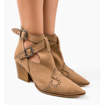 Botine dama Daphne Bej Botine dama Daphne Bej