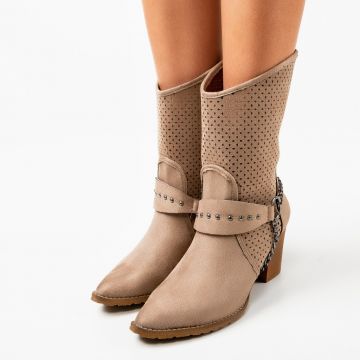 Botine dama Ioes Khaki