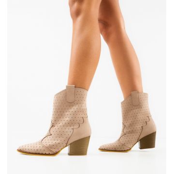 Botine dama Mustang Bej Botine dama Mustang Bej