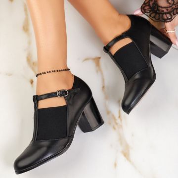 Botine Dama Summer Negre #13513 Botine Dama Summer Negre #13513