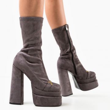 Botine dama Verta Gri Botine dama Verta Gri