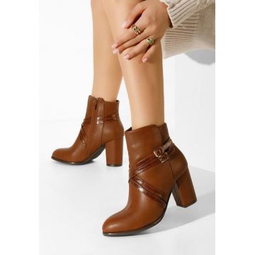 Botine elegante Caidesa camel