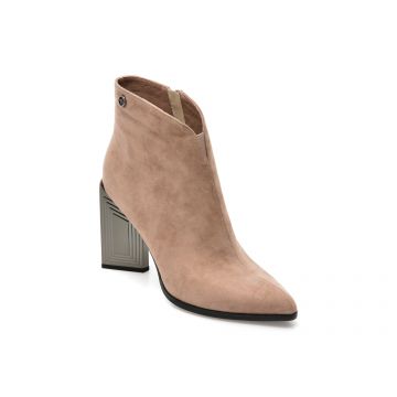 Botine EPICA maro, 70959, din piele intoarsa Botine EPICA maro, 70959, din piele intoarsa